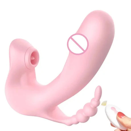Vibrador Estimulador Wearable Butterfly 3 en 1