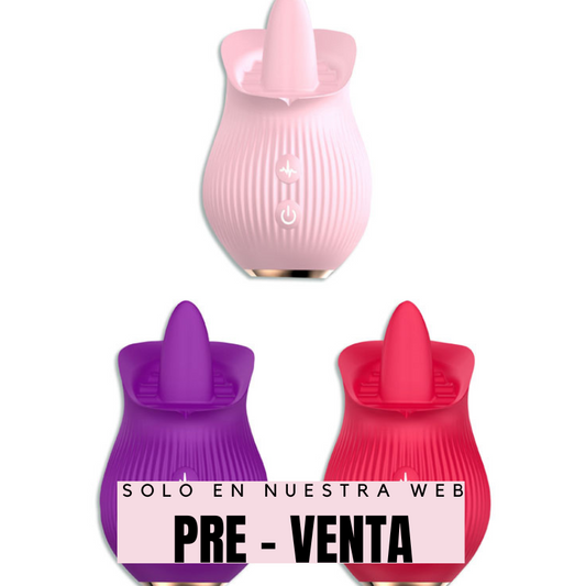 Estimulador Rose Kisses con Conexión USB y 12 Frecuencias de Vibración