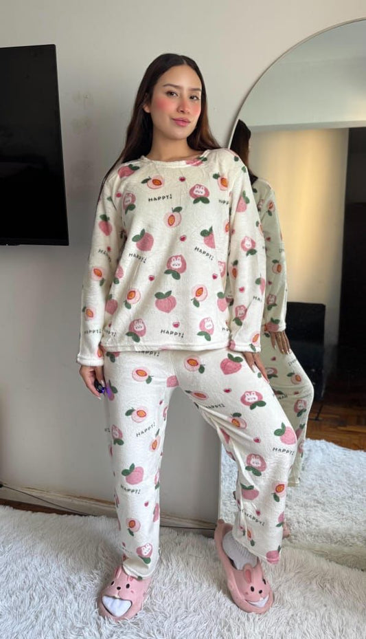 Pijama de Invierno de Plush – Súper Suave y Abrigado