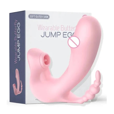Vibrador Estimulador Wearable Butterfly 3 en 1