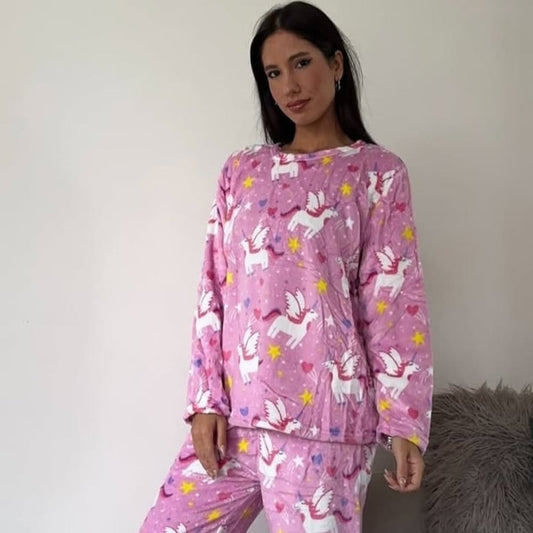 Pijama de Invierno de Plush – Súper Suave y Abrigado